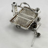 Edwardian Fenton Brothers Silver Plated Rectangular Folding Box Style Table Lighter