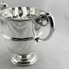 Impressive Large Size Sterling Silver Elkington & Co Wine Cooler or Trophy Cup
