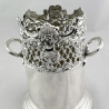 Decorative Late Victorian Silver Plated Bottle or Soda Stand