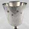 Good Quality Sterling Silver Boxed Harrow School Goblet