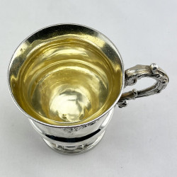 Georgian Sterling Silver Christening Mug by Bernard Brothers