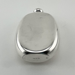 Smart Late Victorian Silver Plated Hip Flask