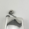 Unusual Antique Silver Plated Hip Flask