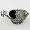 Superb Quality Cast Victorian Nautilus Shaped Silver Plated Spoon Warmer