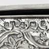 Large Edwardian Sterling Silver Jewellery or Trinket Box