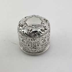 Impressive Victorian Sterling Silver Sugar Caster