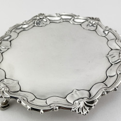 Good Quality George II Sterling Silver Salver