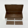 Smart Plain Sterling Silver Trinket or Cigarette Box