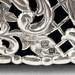 Decorative Victorian Sterling Silver Photo Frame