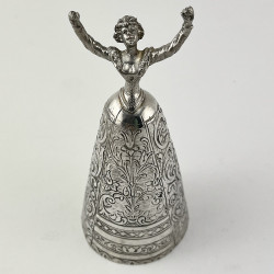 Decorative Dutch Import Sterling Silver Table Bell (1903)