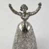Decorative Dutch Import Sterling Silver Table Bell
