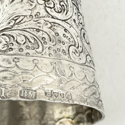 Decorative Dutch Import Sterling Silver Table Bell