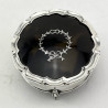 Sterling Silver and Tortoiseshell Jewellery or Trinket Box