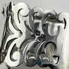 Boxed Pair of Good Quality Late Victorian Sterling Silver Napkin Rings