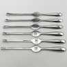 Boxed Set of Six Mappin & Webb Silver Plated Lobster or Crab Picks