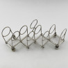 Unusual Victorian Silver Plated Expanding Toast Rack