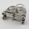 Unusual Victorian Silver Plated Expanding Toast Rack