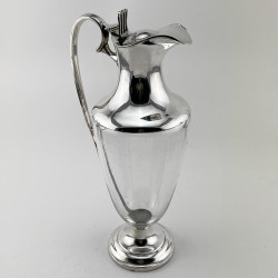 Elegant William Hutton & Son Victorian Silver Plated Claret Jug