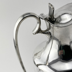 Elegant William Hutton & Son Victorian Silver Plated Claret Jug