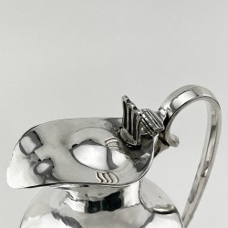 Elegant William Hutton & Son Victorian Silver Plated Claret Jug