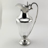 Elegant William Hutton & Son Victorian Silver Plated Claret Jug