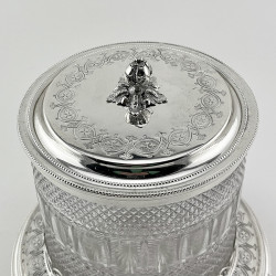 Decorative and Good Quality Victorian Silver Plated Barrel