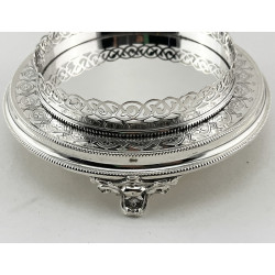 Decorative and Good Quality Victorian Silver Plated Barrel