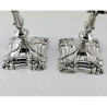 Exceptional pair of George II Style Garrard & Co Sterling Silver Candlesticks