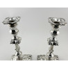 Exceptional pair of George II Style Garrard & Co Sterling Silver Candlesticks