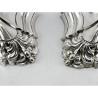 Exceptional pair of George II Style Garrard & Co Sterling Silver Candlesticks