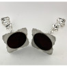 Exceptional pair of George II Style Garrard & Co Sterling Silver Candlesticks