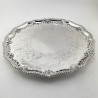 Impressive 40.6cm (16") Victorian Elkington & Co Silver Plated Salver
