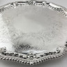 Impressive 40.6cm (16") Victorian Elkington & Co Silver Plated Salver