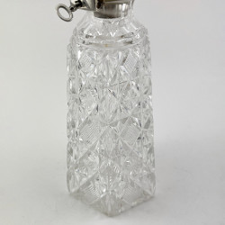Late Victorian Sterling Silver Neck Betjemann Brothers Locking Decanter