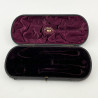 Elegant Plain Victorian Sterling Silver Boxed Three Piece Christening Set