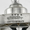 Impressive Large Edwardian Silver Plated and Cut Glass Whiskey or Spirit Barrel