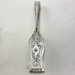 Beautiful Pair of Victorian Silver Plated Asparagus Tongs