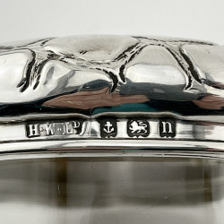 Decorative Edwardian Sterling Silver Topped Dressing Table Jar