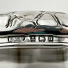 Decorative Edwardian Sterling Silver Topped Dressing Table Jar