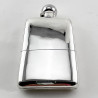 Handsome Good Quality Large Edwardian Sterling Silver Hip Flask