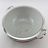 Smart Edwardian Oak and Silver Plated Trophy or Fruit Bowl