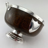 Smart Edwardian Oak and Silver Plated Trophy or Fruit Bowl