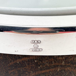 Smart Edwardian Oak and Silver Plated Trophy or Fruit Bowl