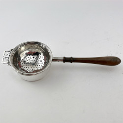 English Sterling Silver Tea Strainer (1957)