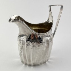 Beautiful Georgian Sterling Silver Cream Jug (1798)