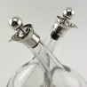 Late Victorian John Grinsell Sterling Silver Oil & Vinegar Bottle
