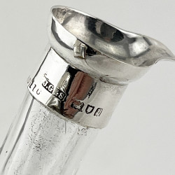 Late Victorian John Grinsell Sterling Silver Oil & Vinegar Bottle