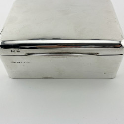 Smart Elkington & Co Sterling Silver Trinket or Cigarette Box