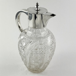 Fine Quality Victorian Sterling Silver Claret Jug (1896)