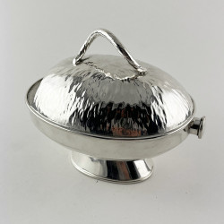 Rare and Unusual Victorian Hukin & Heath Silver Plated Spoon Warmer (c.1890)